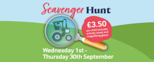 Scavenger Hunt runs from 1st to 30th September