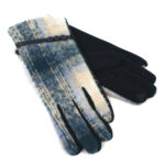 Blue Checked Gloves