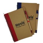 Hovis Notebook & Pen - Raspberry