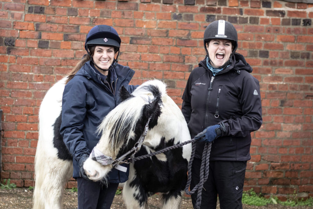 Stig with foster carer