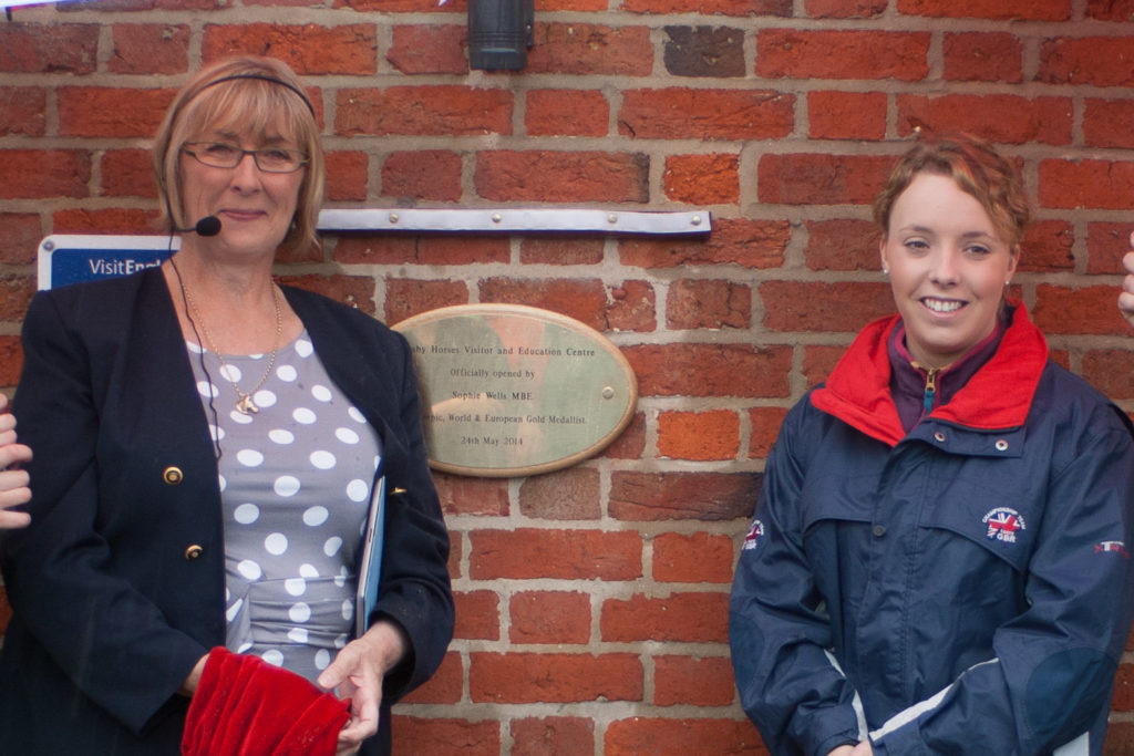 Sophie Wells opening Bransby Horses centre over 10 years ago