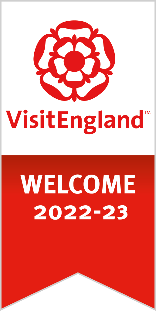 visit england banner, welcome 2022-23