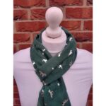 Horse Scarf - Dark Green