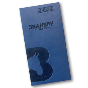 bransby horses branded 2025 navy blue pocket diary