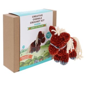 creative chenile crochet kit