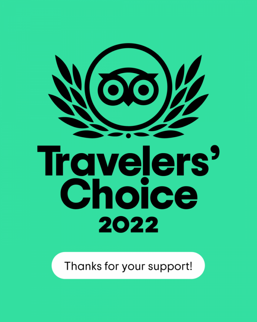 2022 trip advisor travellers choice award