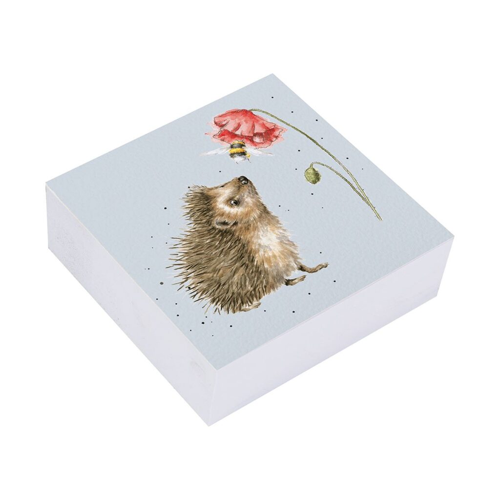 'Busy as a Bee' Hedgehog Sticky Notes
