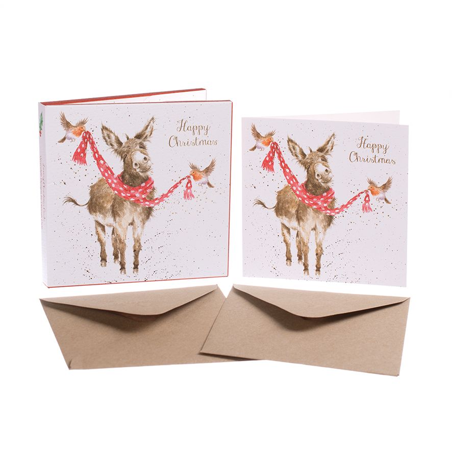 All Wrapped Up 8 Luxury Gold Foiled Xmas Cards