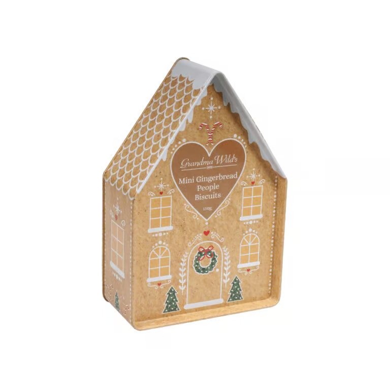 Gingerbread House Tin of Mini Gingerbread People