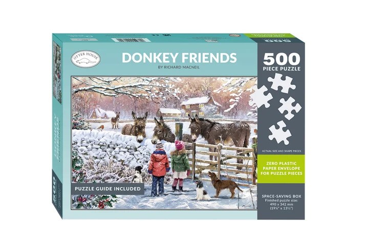 Donkey Friends Jigsaw Puzzle 500pcs