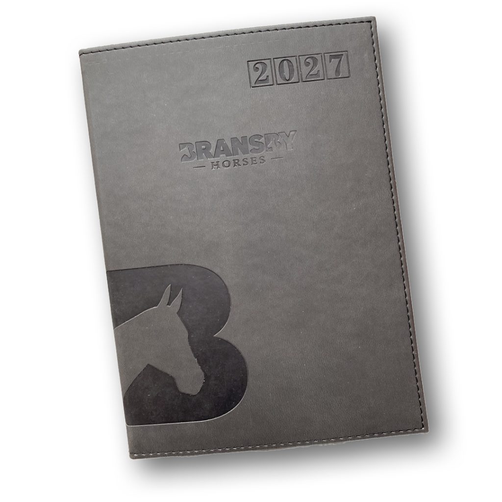 Bransby Horses 2027 A5 Diary - Black