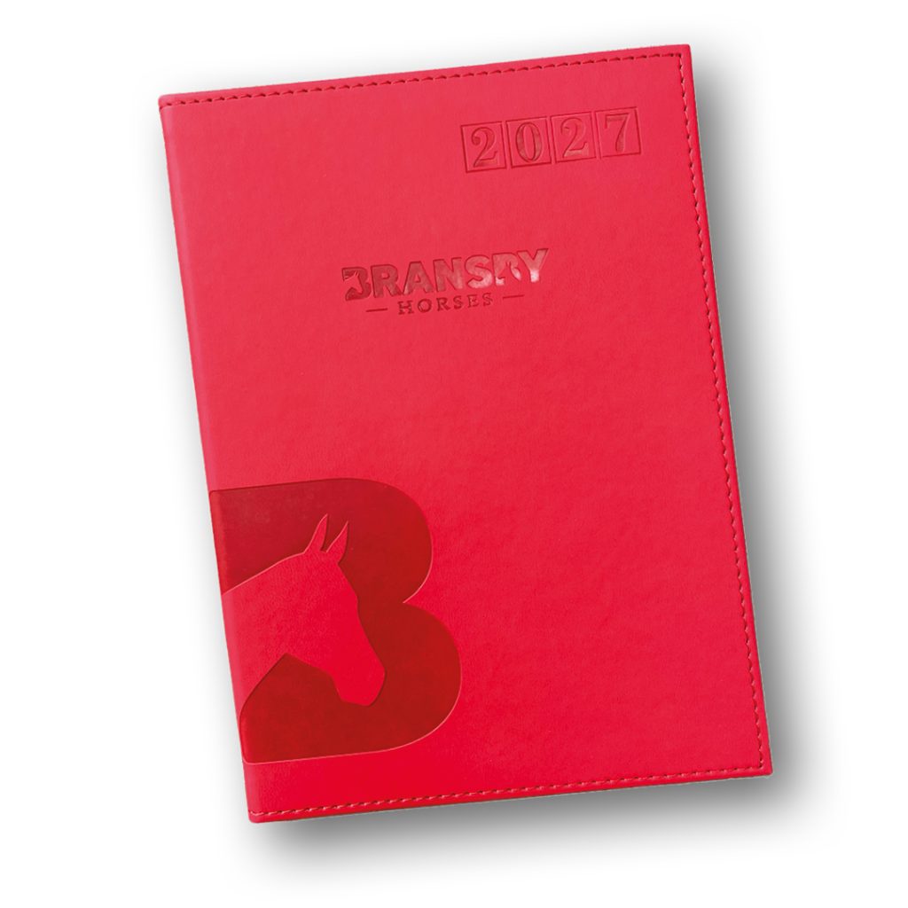 Bransby Horses 2027 A5 Diary - Red