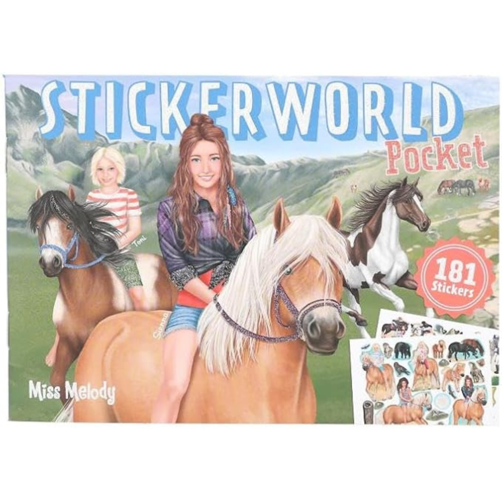 Miss Melody Pocket Stickerworld Book