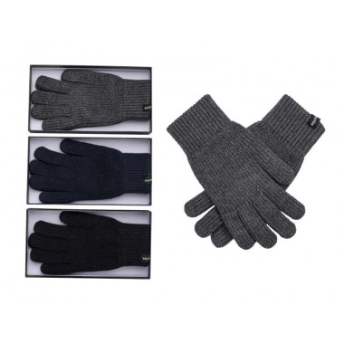 Men's Knitted Ribbed Gloves