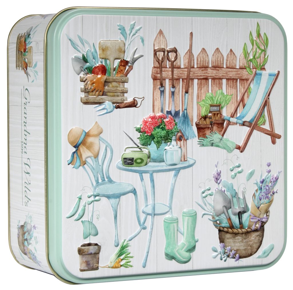 Garden Retreat Biscuit Tin 220g